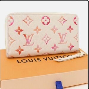 Louis Vuitton Sunrise Aquarelle Wallet includes Dust Bag, Box and COA